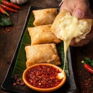 Dimsum Goreng Keju Chili Oil